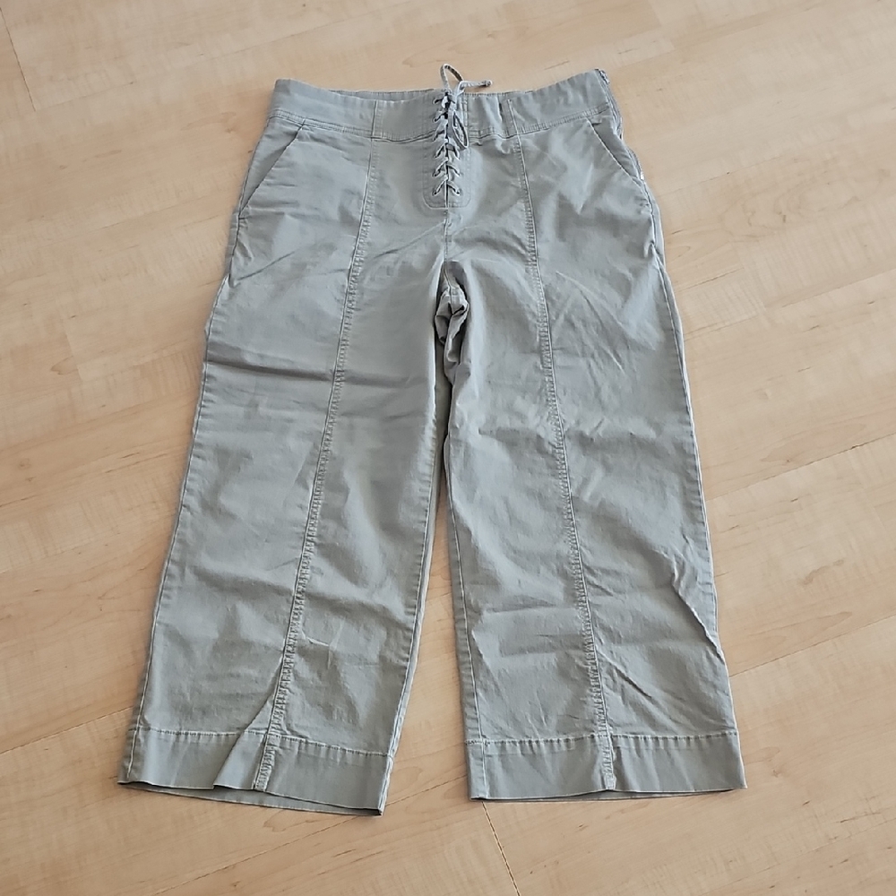 GAP, Vintage Cropped Wide Leg Pants, Size 14.